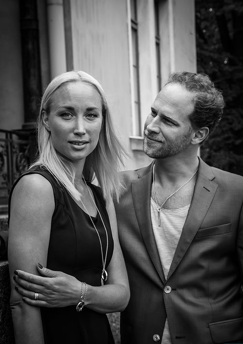 Niina Backman, juontaja ja Lorenz Backman, juontaja-näyttelijä